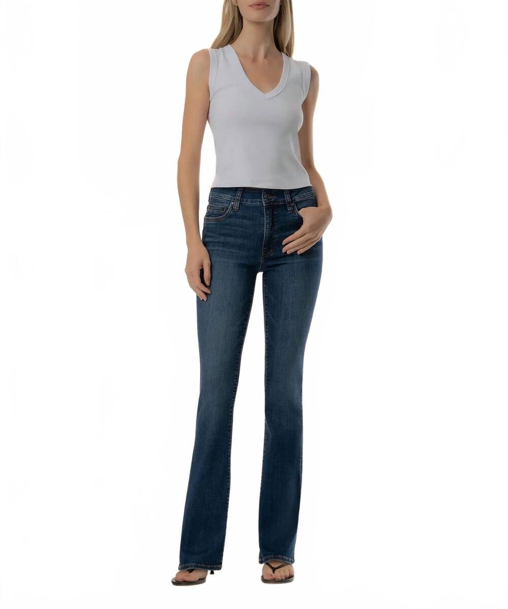 NEW KUT FROM THE KLOTH natalie high rise fab ab bootcut jeans in allied with dar